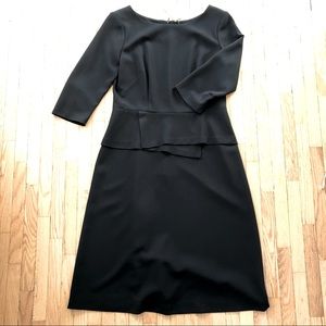 COMRAGS Black Crepe Dress